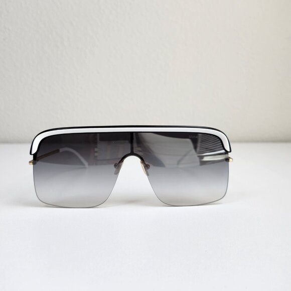 CUTLER AND GROSS CG1328S 002 WOMEN\'S BLACK/WHITE SUNGLASSES main image 7